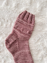 Load image into Gallery viewer, Rosebud hand knit socks - Darling Anne