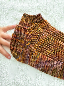 Sunset hand knit socks - Darling Anne