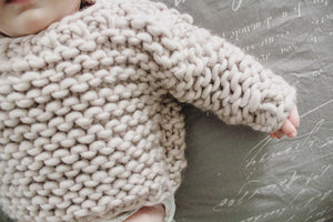 Harper's Chunky Sweater Pattern // Knit Pattern - Darling Anne