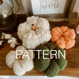 Bobble Pumpkin PATTERN // Crochet Pattern - Darling Anne