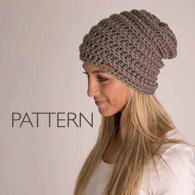 Ribbed Beanie // Crochet Pattern - Darling Anne