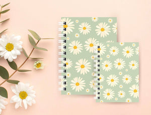 Boho Daisies Notebook Journals - Darling Anne