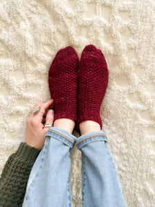 Fierce Love hand knit socks - Darling Anne