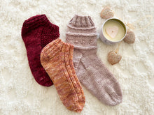 Load image into Gallery viewer, Fierce Love hand knit socks - Darling Anne