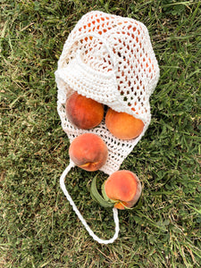 Pickin’ Peaches Bag Pattern // Crochet Pattern - Darling Anne