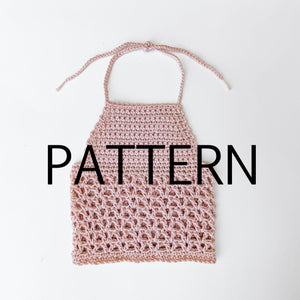 Finley Halter Top Pattern // Crochet Pattern - Darling Anne