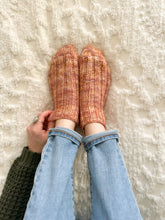 Load image into Gallery viewer, Hearts on Fire hand knit socks - Darling Anne