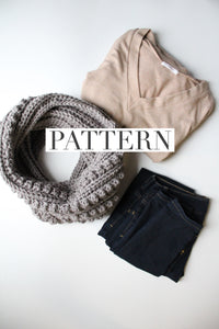 Bobble Cowl Pattern //Crochet Pattern - Darling Anne
