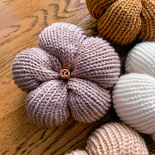 Load image into Gallery viewer, Knit Pumpkin // Cozy Mauve - Darling Anne